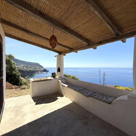 Casa Chiara, Terrace With Sea View * Malfa (Salina)